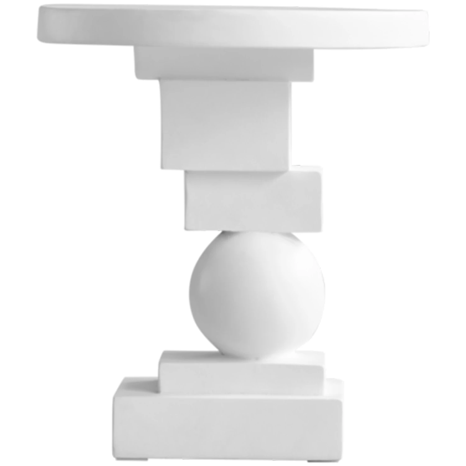 101 Copenhagen Artist Sidobord - Sidobord & Avlastningsbord Fiberbetong Benvit