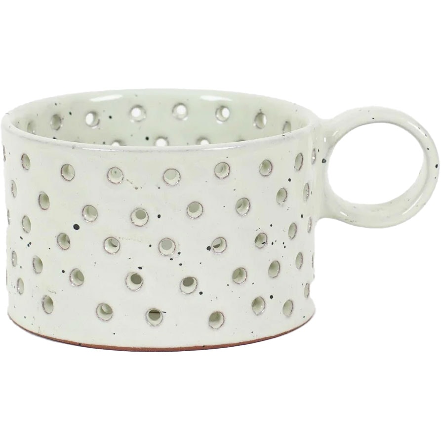 A World Of Craft Earth Ljuslykta - Ljusstakar Stengods Vit