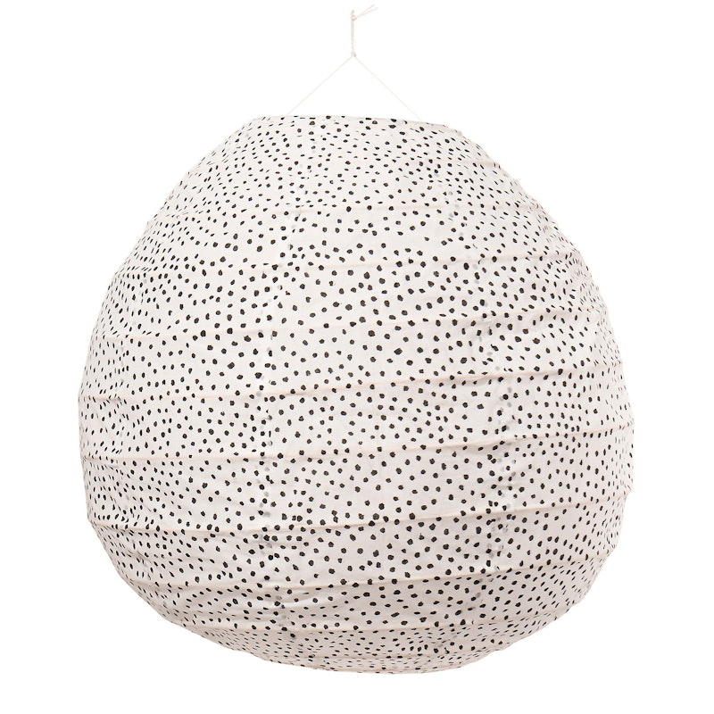 Fleck Lampskärm, Vit/Svart