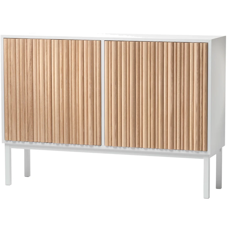 Collect 2013 Skåp Lågt Trä / Dörrar Vitoljad Ek