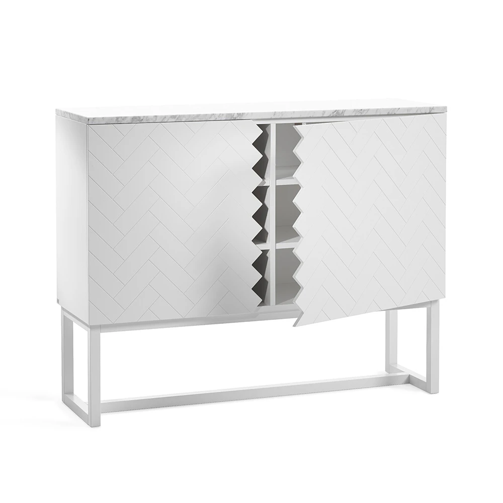 A2 Story Skap H/ H/ Marmor - Sk&aring;p & vitrinsk&aring;p Ek Vit