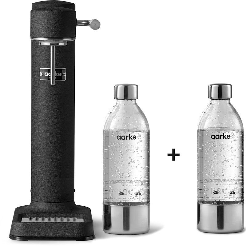 Carbonator III Kolsyremaskin + 2 PET-flaskor, Matt Black