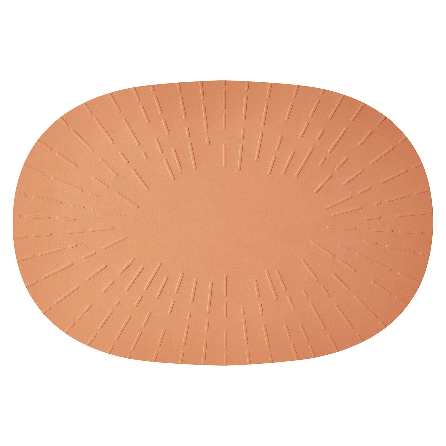 Aida Confetti Bordstablett - Bordstabletter & Glasunderl&auml;gg &Aring;tervunnet L&auml;der Aprikos