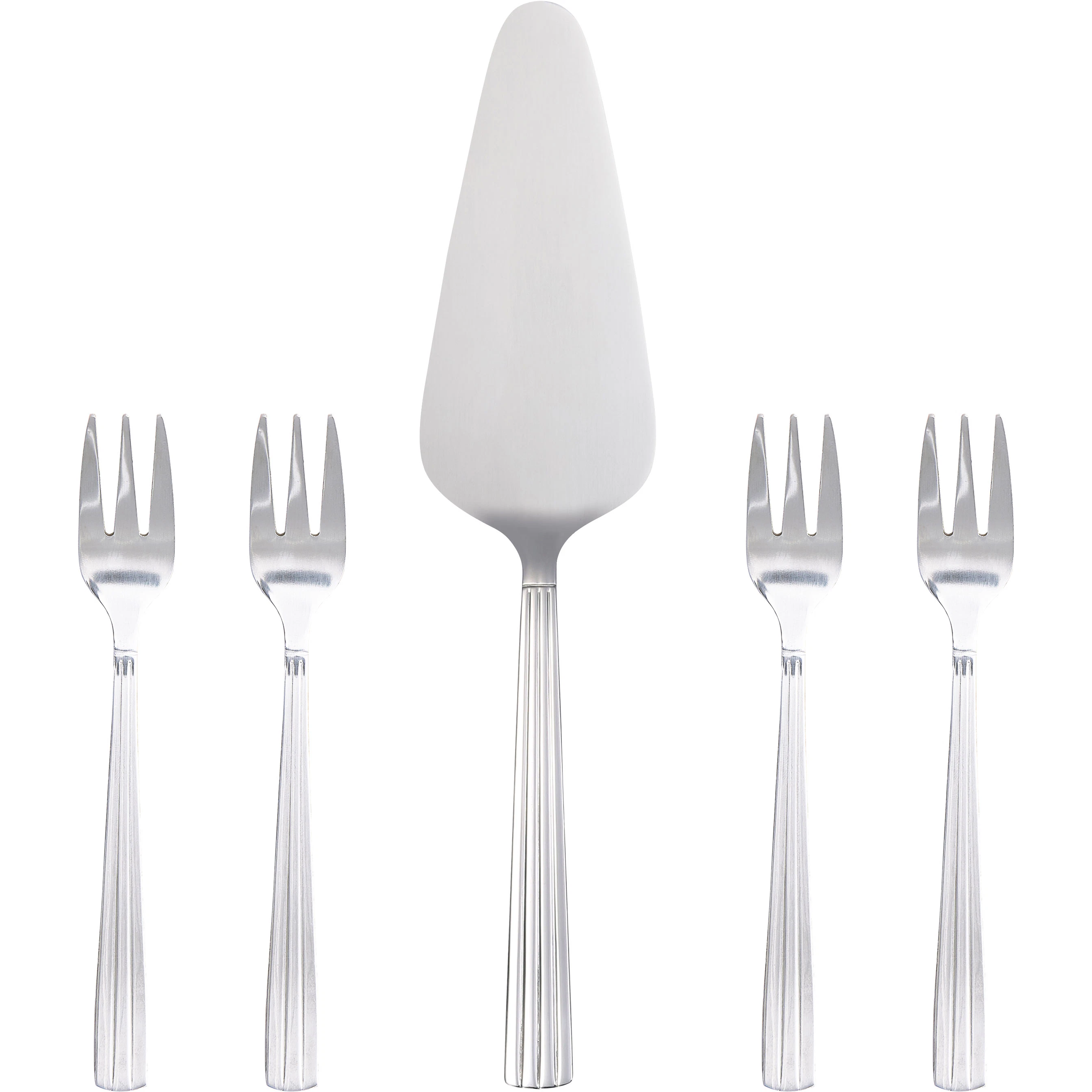 Aida Groovy Tårtset 5-pack - Bestickset Rostfritt Stål