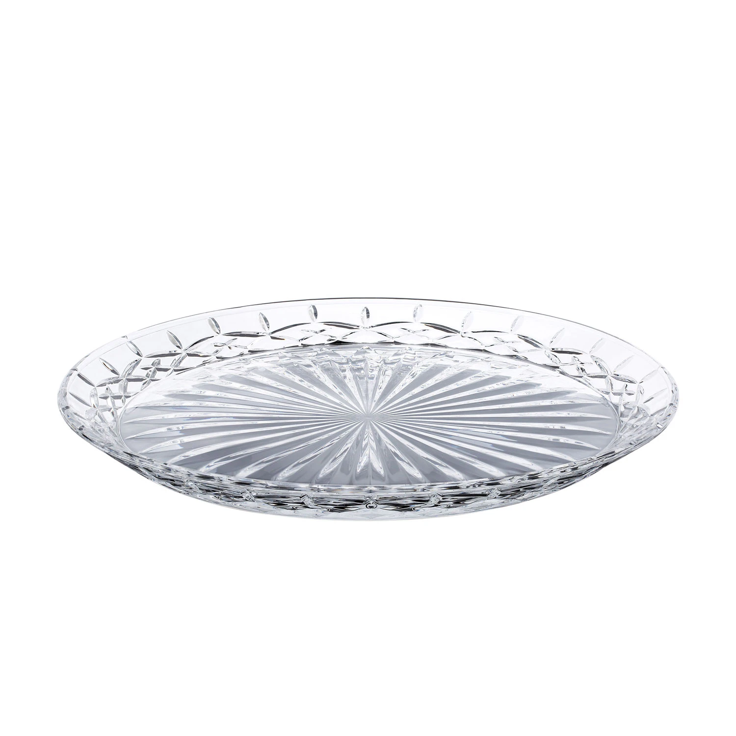 Aida Harvey Fat 32 Cm - Uppl&auml;ggningsfat Glas Klar