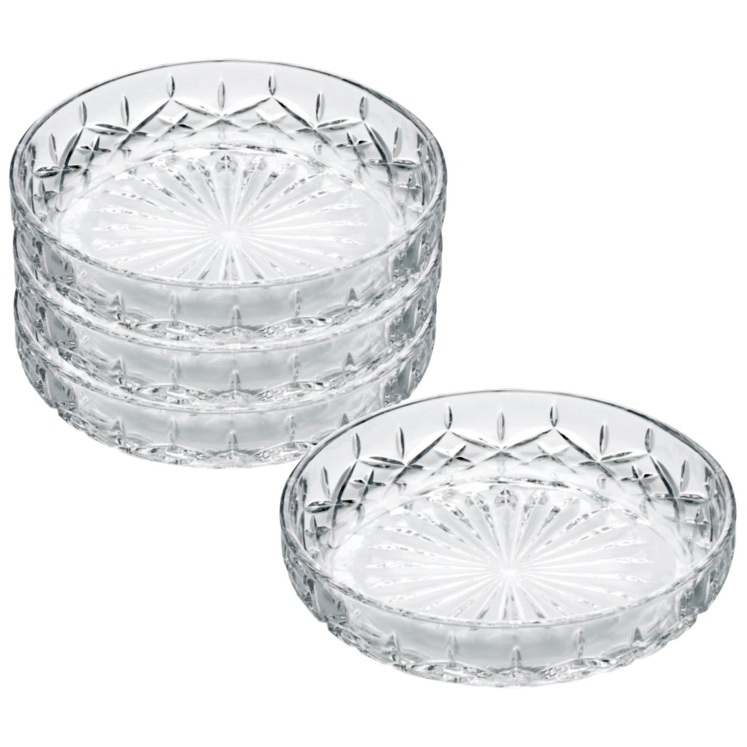 Aida Harvey Sk&aring;lar 4-pack 16 Cm - Serveringssk&aring;lar Glas Klar