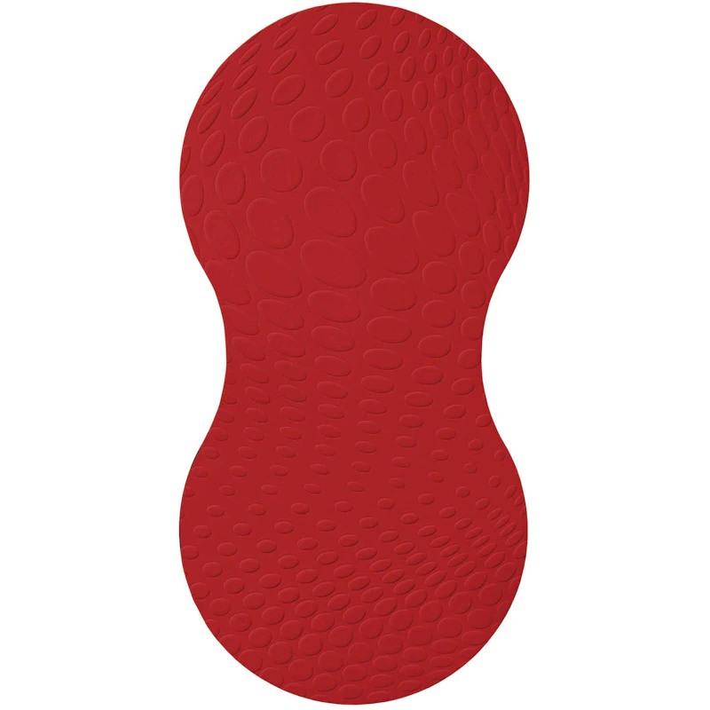 Karim Rashid Dubbelt Glasunderlägg 12x24 cm, Chili