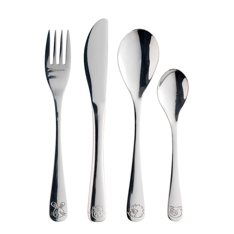 Mini Barnbestick 4-pack, Rostfritt Stål