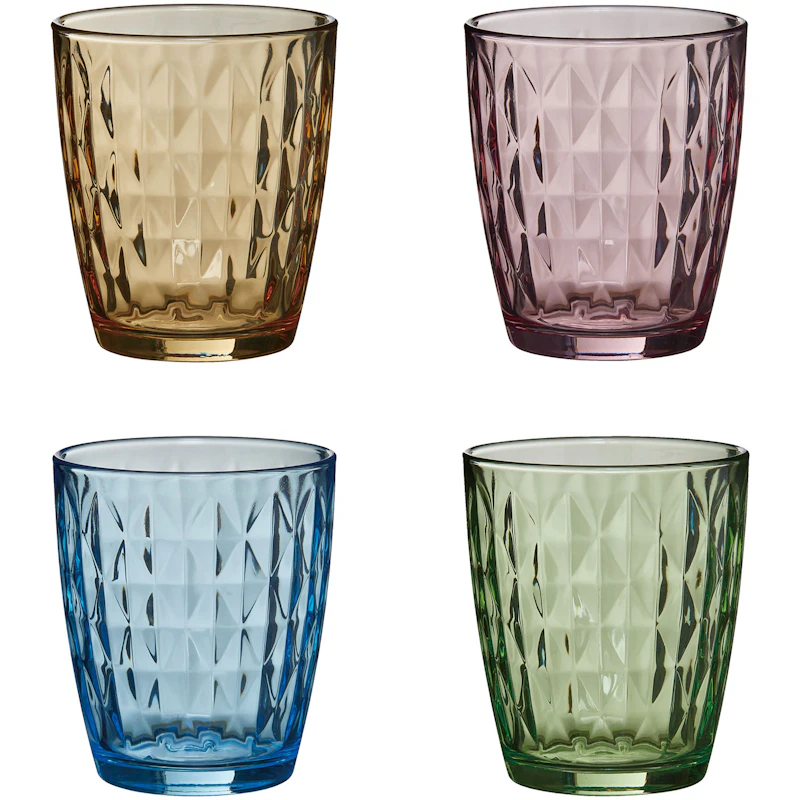 Mosaic Dricksglas 34 cl, 4-pack