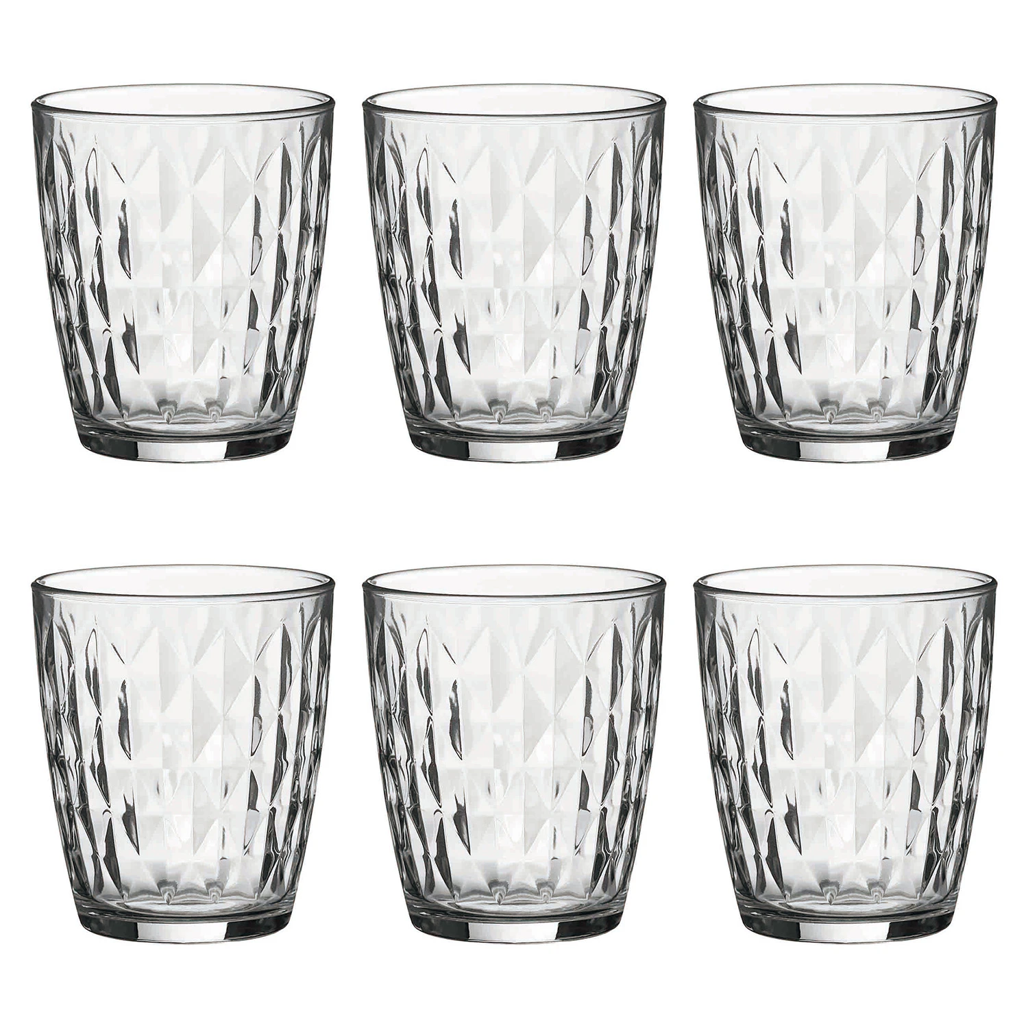 aida mosaic vatten 6-pack - dricksglas glas klar