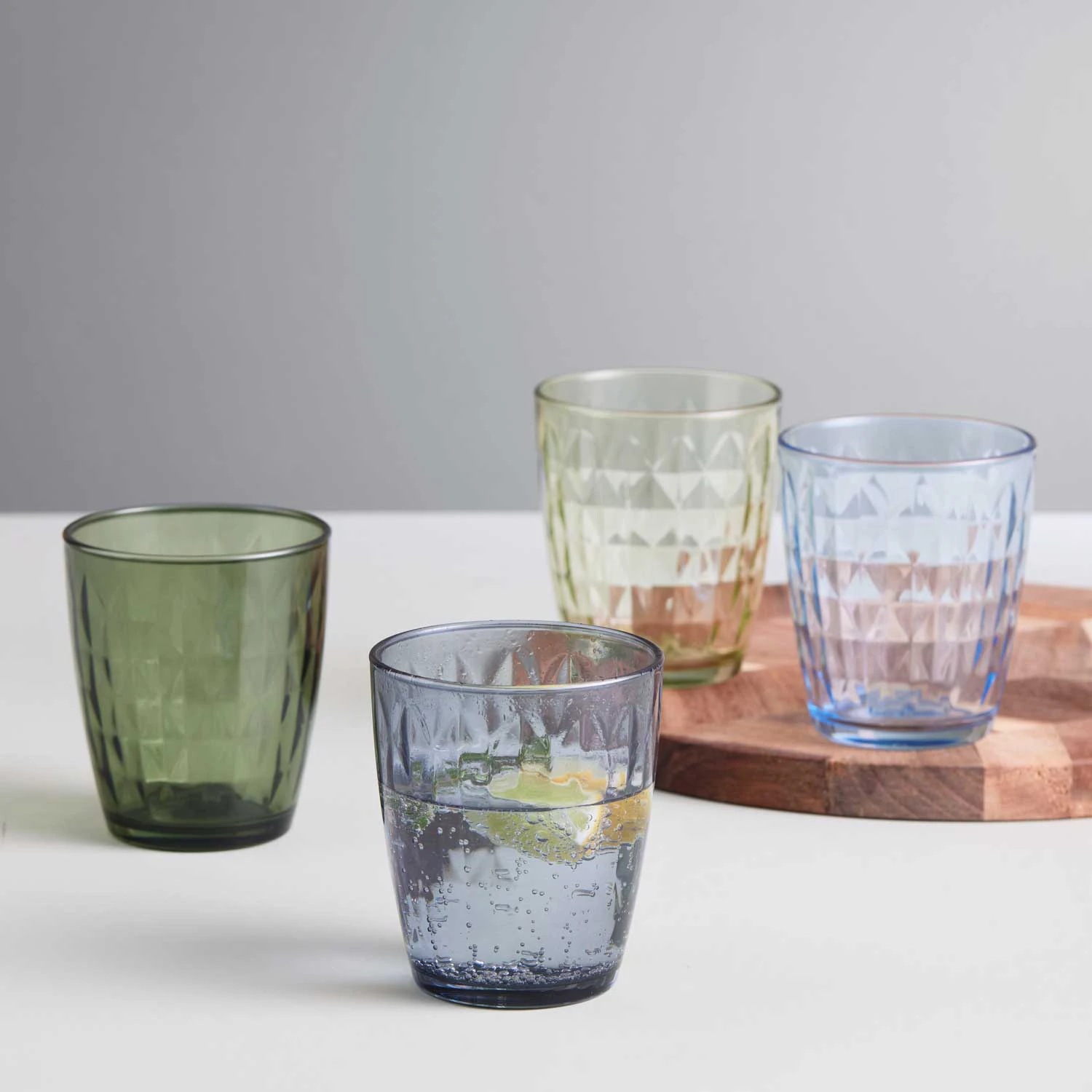 Aida Mosaik Dricks 4-pack 34 Cl, blå från Aida, bild 2