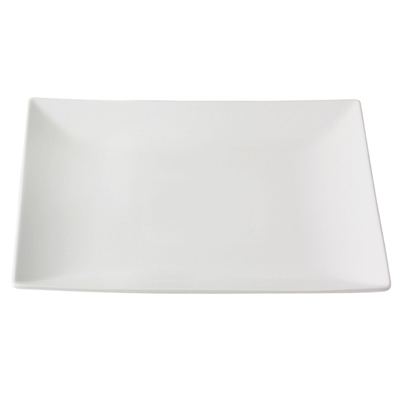 Quadro Platt Tallrik 26x26 cm, Vit