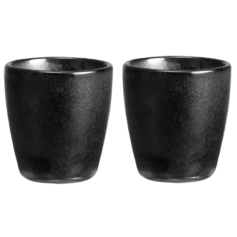 Raw Äggkopp 2-pack, Titanium Black