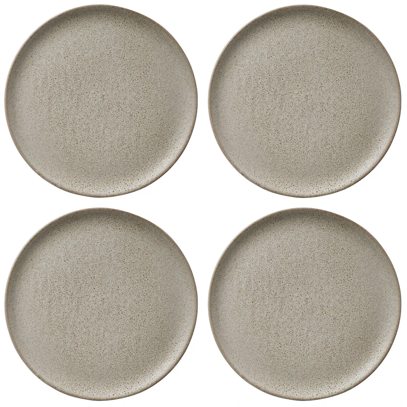 Raw Assiett 20 cm 4-pack, Sandy Beige