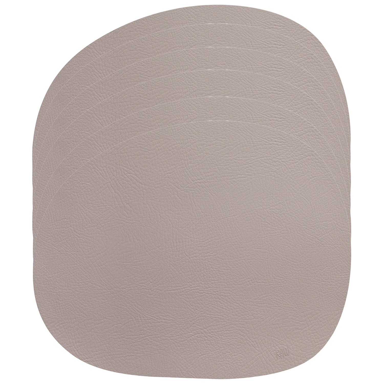 Aida Raw Buffalo Bordstablett 6-pack - Bordstabletter & Glasunderl&auml;gg &Aring;tervunnet L&auml;der Dusty Rose