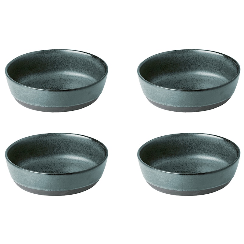 Raw Djup Tallrik 19,4 cm 4-pack, Northern Green
