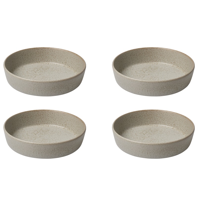Raw Djup Tallrik 19,4 cm 4-pack, Sandy Beige