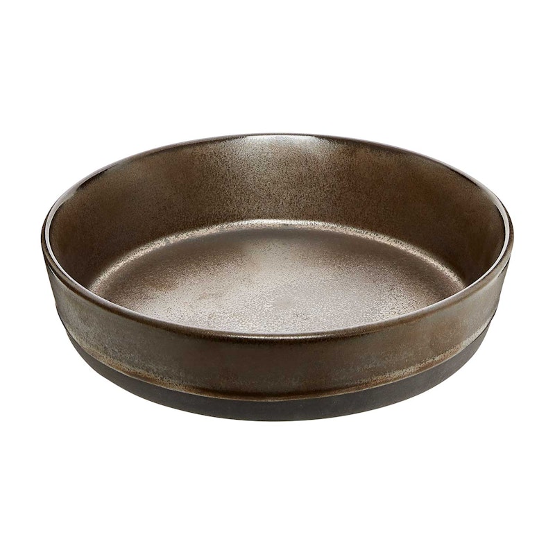 Raw Djup Tallrik 19,4 cm, Metallic Brown
