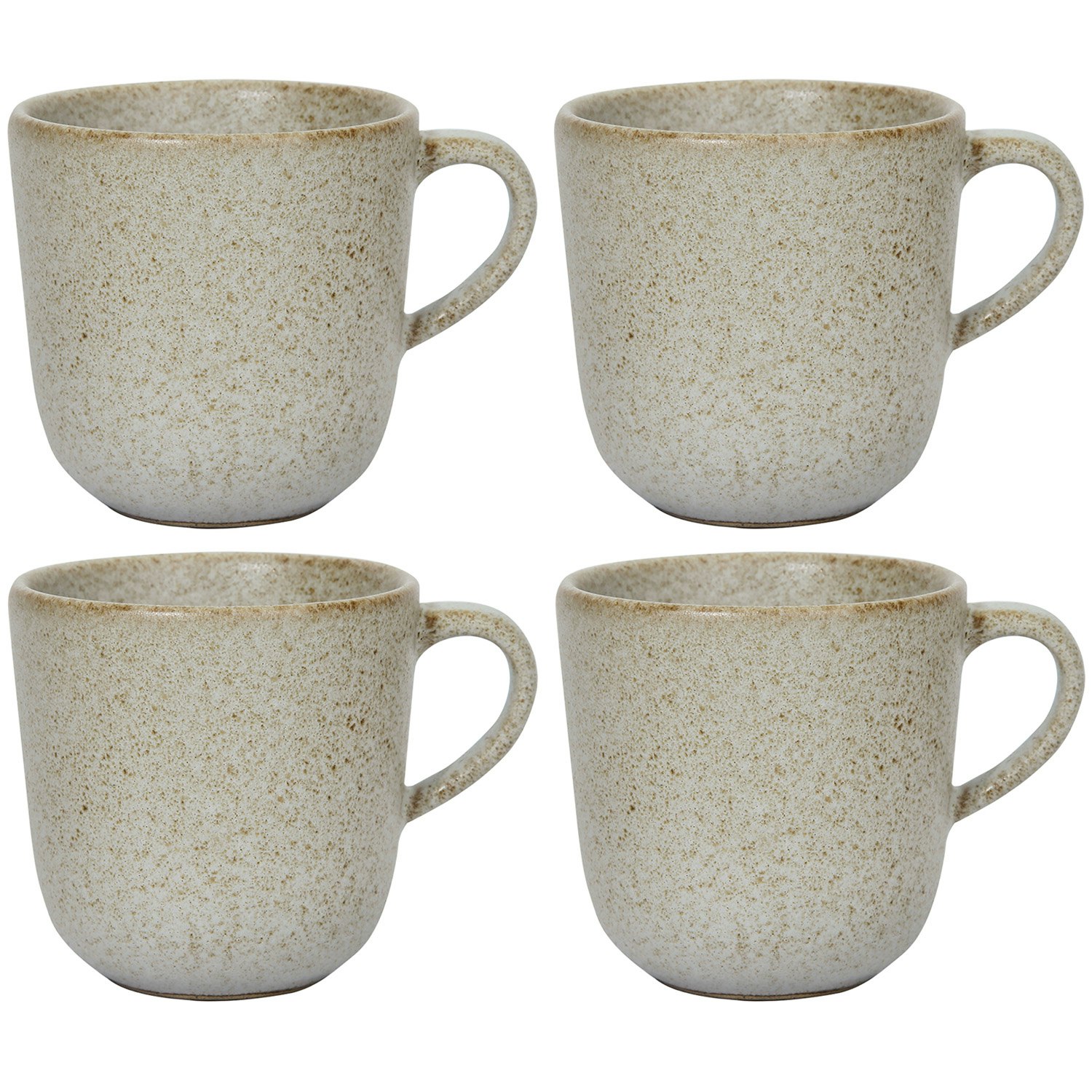 Aida Raw Kaffekopp 25 Cl 4-pack - Kaffekoppar Stengods Sandy Beige