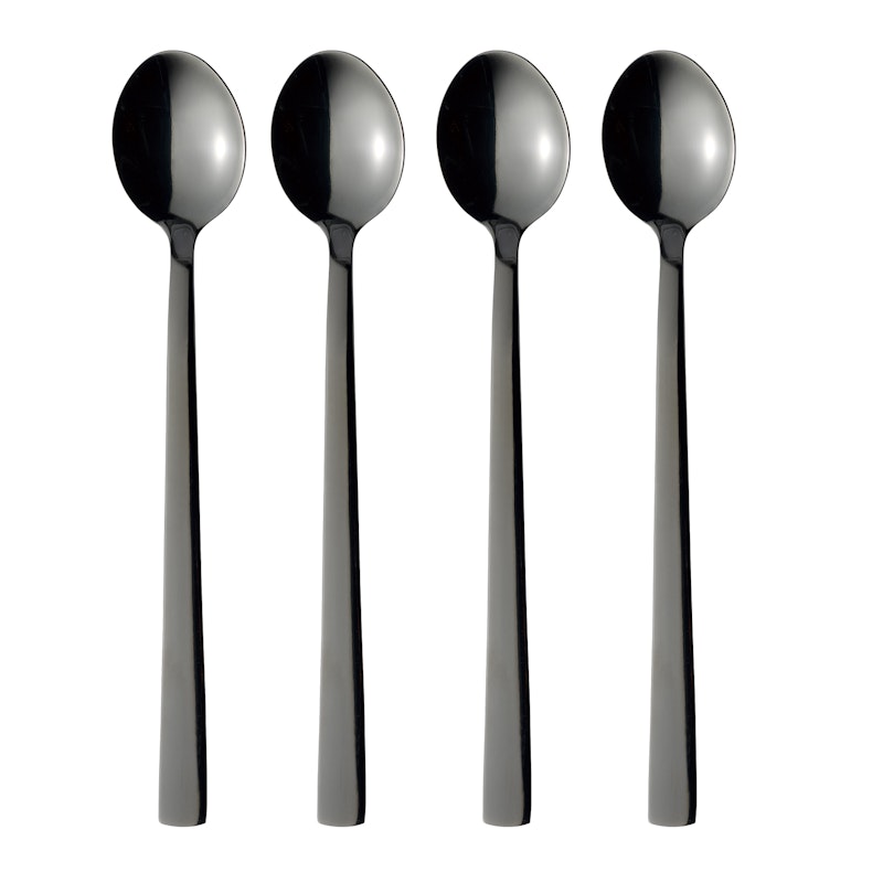 Raw Kaffeskedar 4-pack, Svart