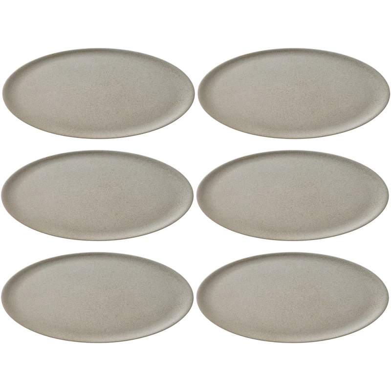 RAW Middagstallrik 28 cm 6-pack, Sandy Beige