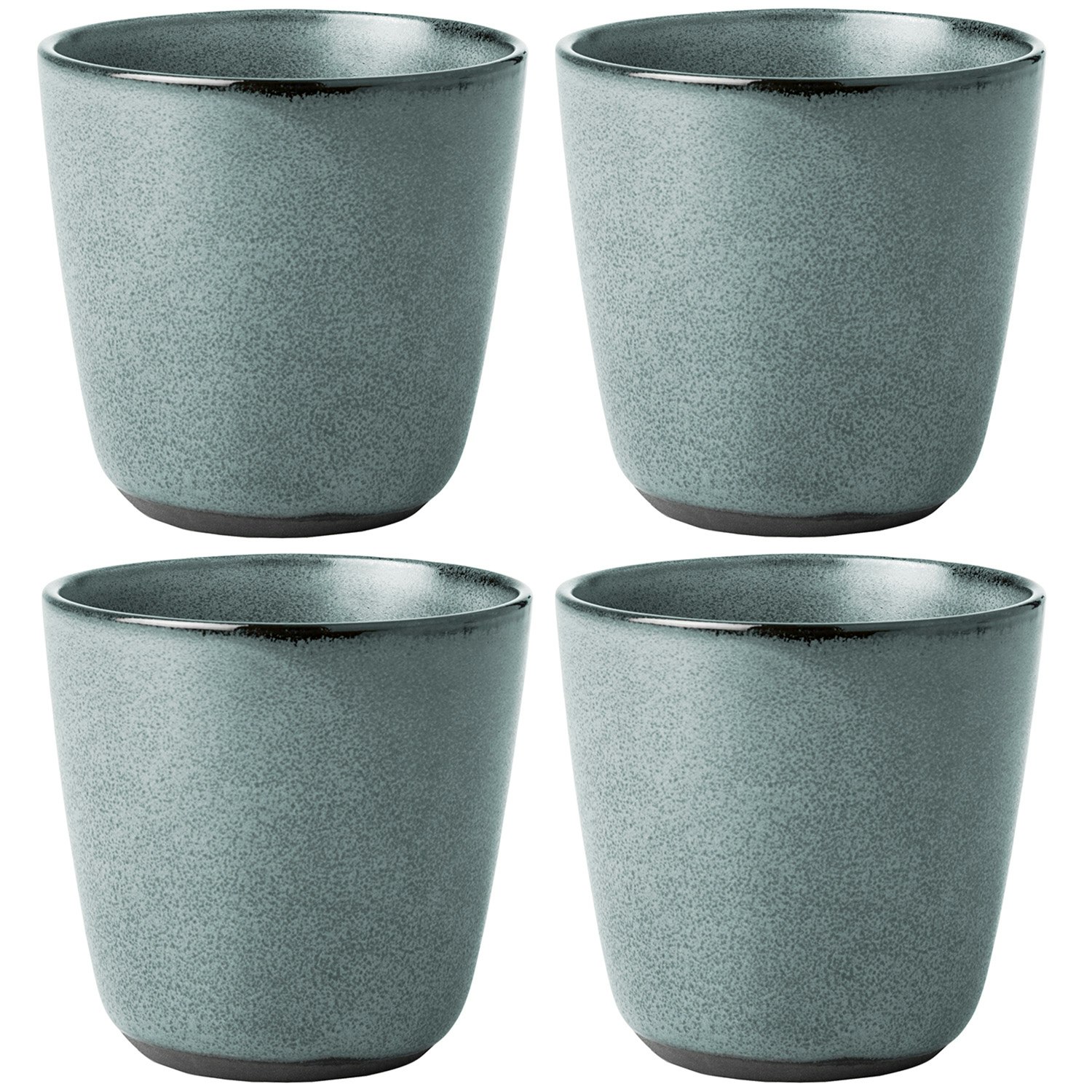 Aida Raw Mugg 30 Cl 4-pack - Kaffekoppar Stengods Northern Green