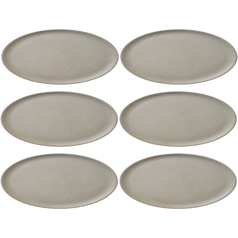 RAW Middagstallrik 28 cm 6-pack, Sandy Beige
