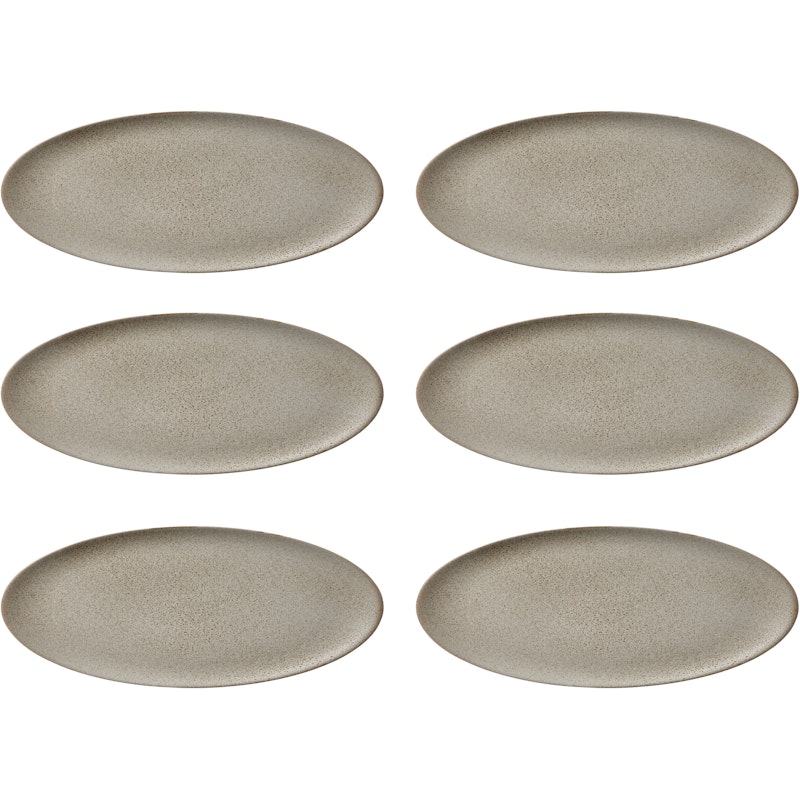 RAW Tallrik 23 cm 6-pack, Sandy Beige