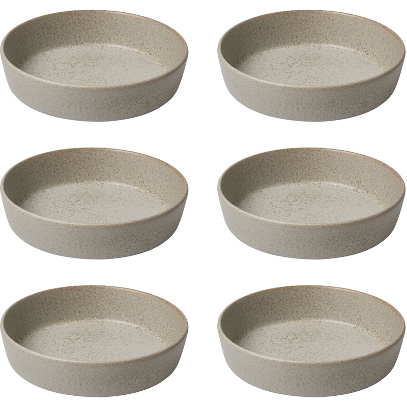 RAW Sopptallrik 19,4 cm 6-pack, Sandy Beige