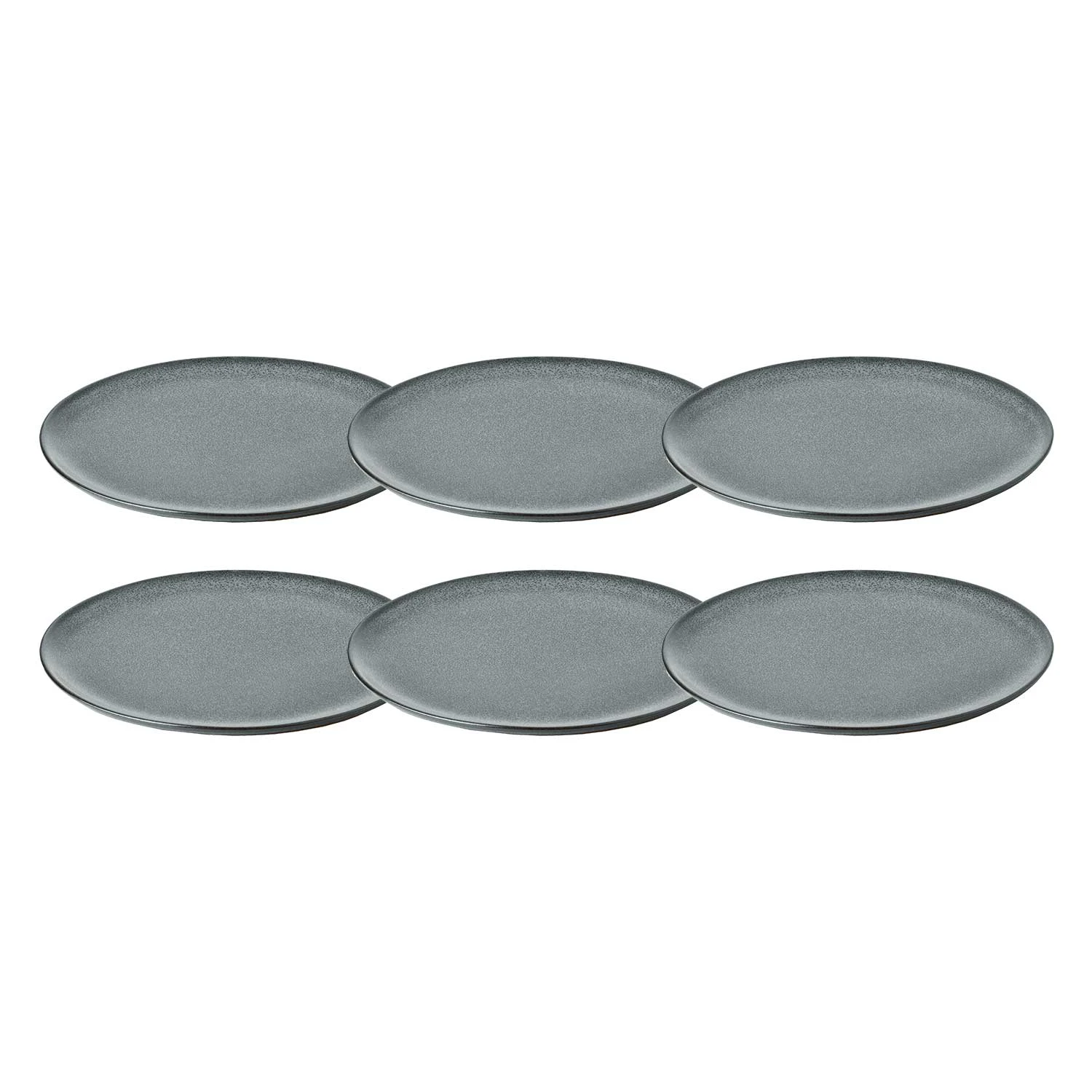 aida raw tallrik 23 cm 6-pack - stengods northern green