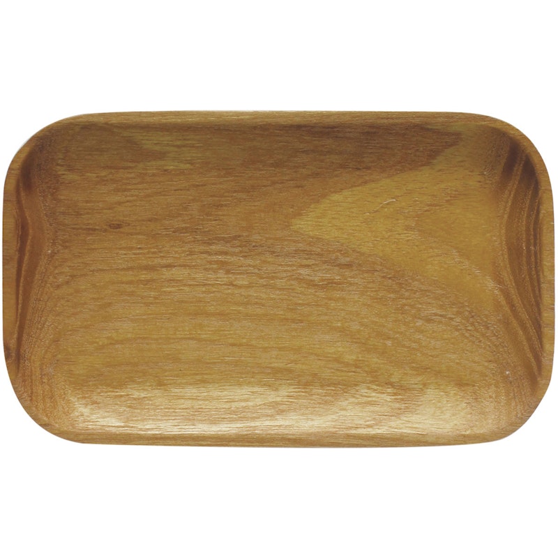 RAW Teak Bricka 10 x 17 cm