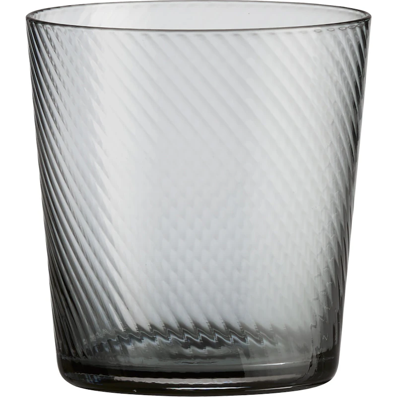 RAW Unique Swirl Glas Låg 30 cl, Rök