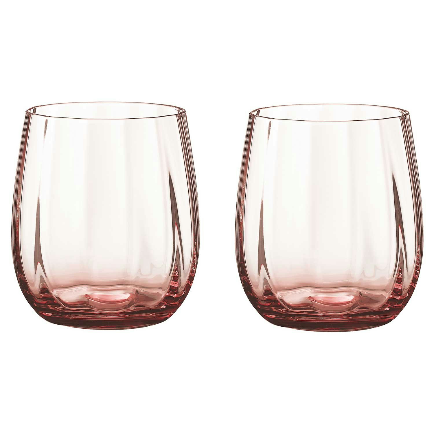 aida søholm sonja dricks 2-pack - dricksglas glas persika