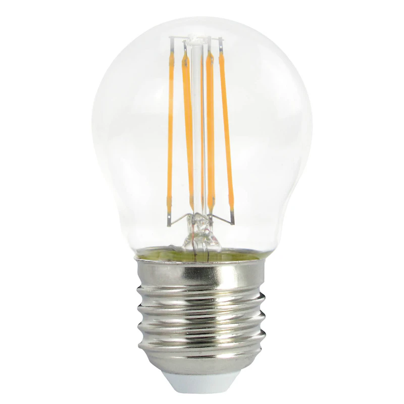 Filament LED E27 2700K 470lm 4,5W klotlampa