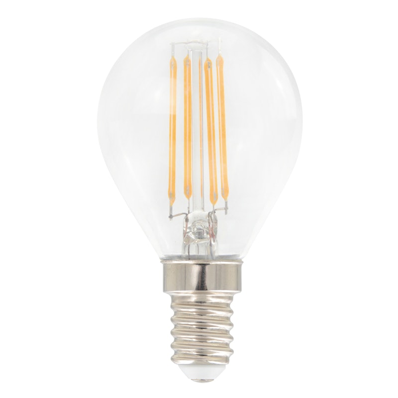 LED Filament P45 4,5W E14 470lm Dimbar