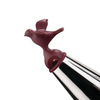 Alessi Piplock Fågel Till 9093 - Förvaringsburkar & lock Brun
