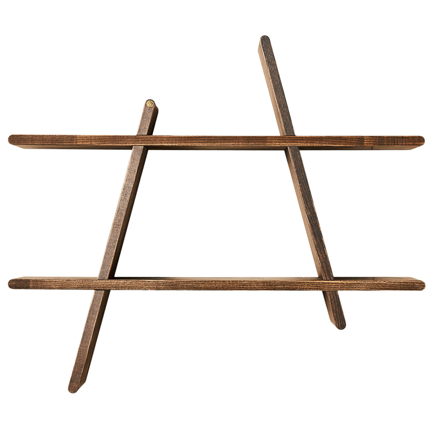 Andersen A-shelf V&auml;gghylla L - V&auml;gghyllor M&ouml;rkbetsad Ask