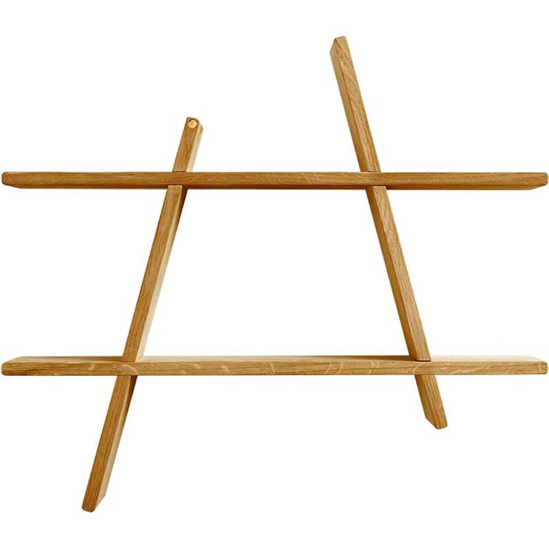 A-Shelf Vägghylla L, Oljad Ek