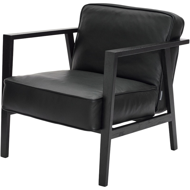 LC1 Loungestol, Svartlackerad Ek/Svart
