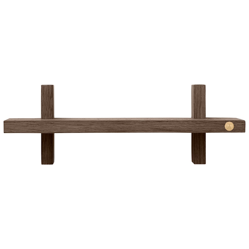 Treat Vägghylla 34 cm, Rökt Ek