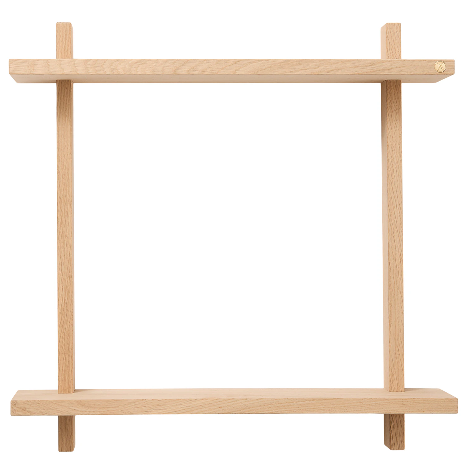 Andersen Treat V&auml;gghylla Dubbel 50x50 Cm - V&auml;gghyllor Ek