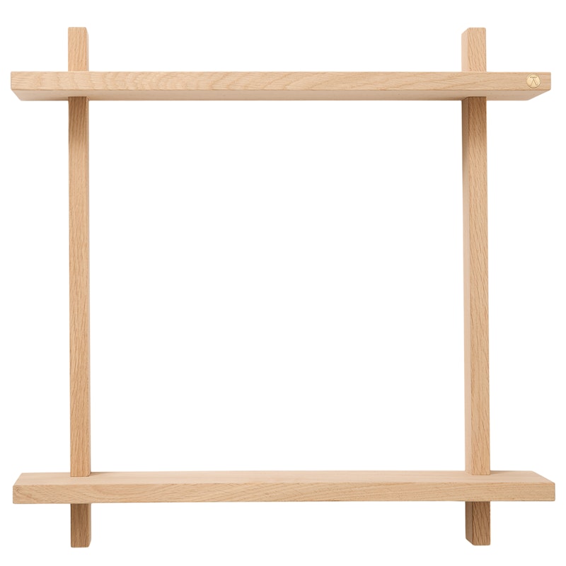 Treat Vägghylla Dubbel 50x50 cm, Ek