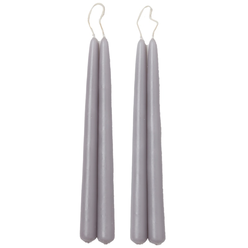 Blossom Ljus 4-pack, Cool Grey