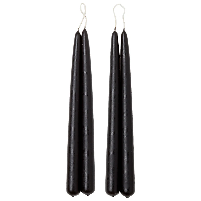 Blossom Ljus 4-pack, Svart