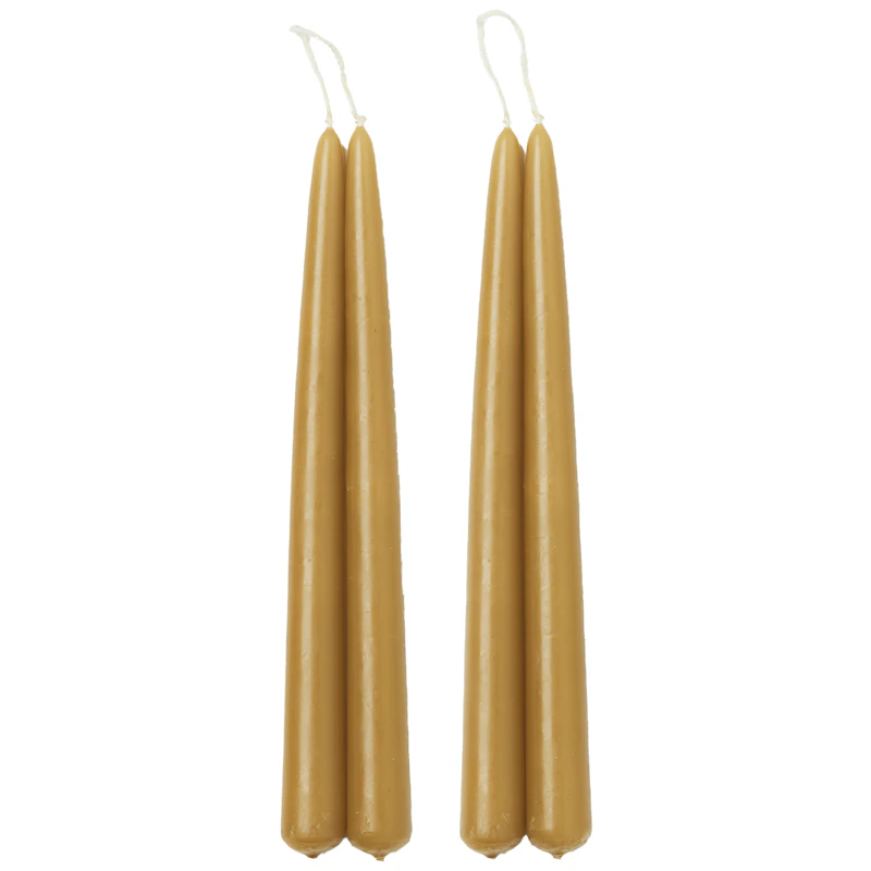 Blossom Ljus 4-pack, Oiled Oak