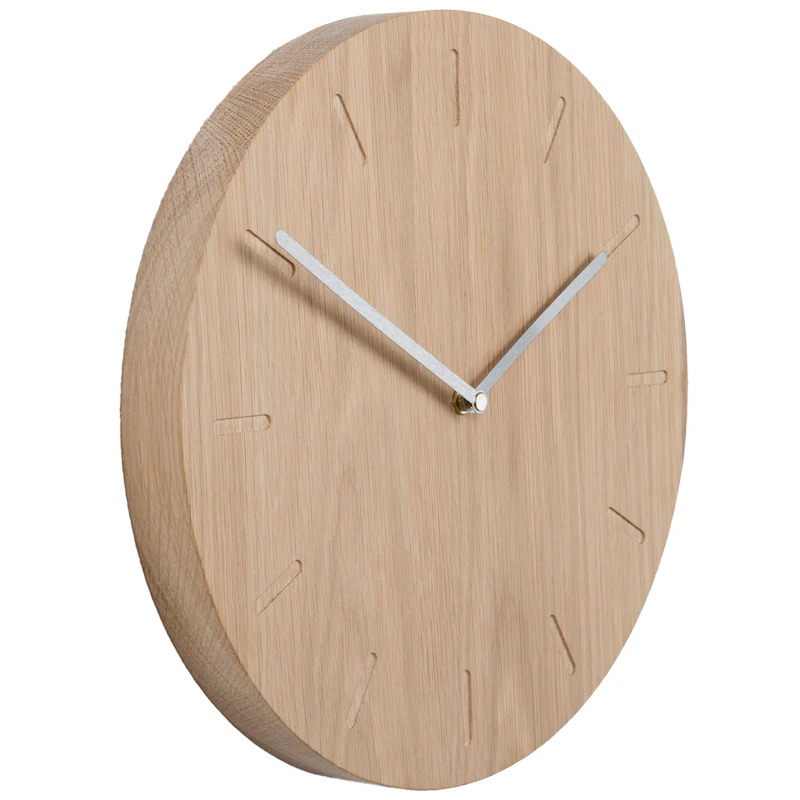Watch:Out Väggklocka, Ek / Stål