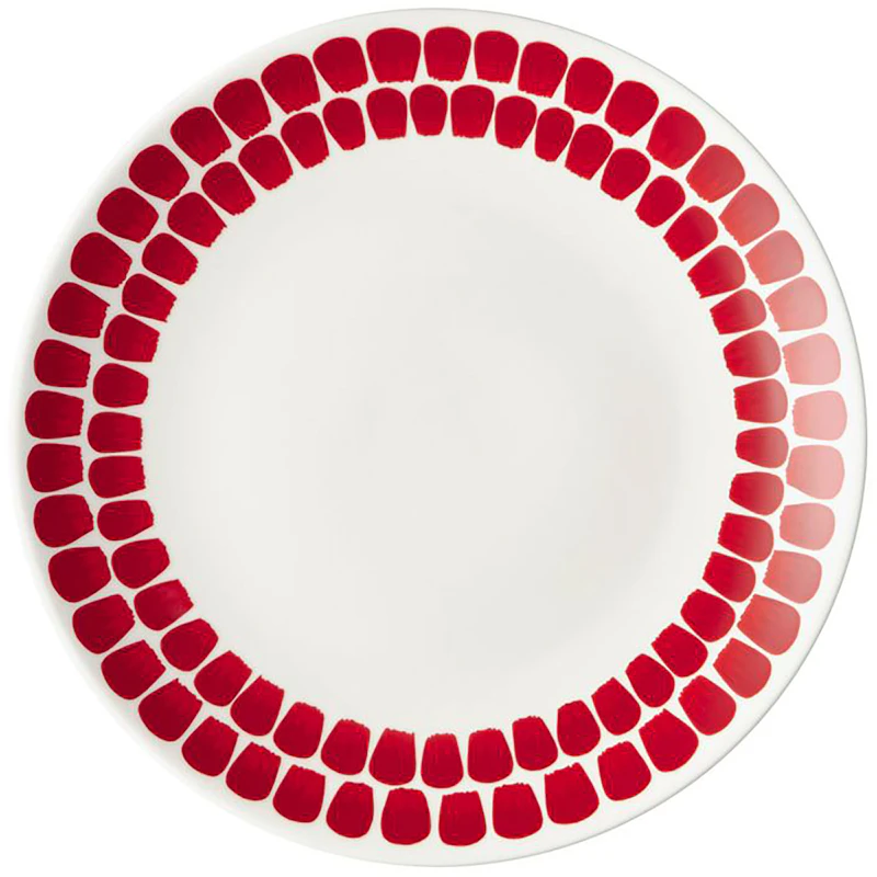 24h Tuokio Tallrik Röd, 26 cm