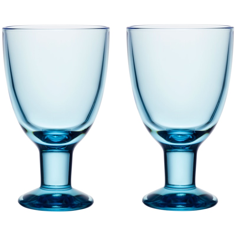 Verna Dricksglas 2-pack 22 cl, Aqua