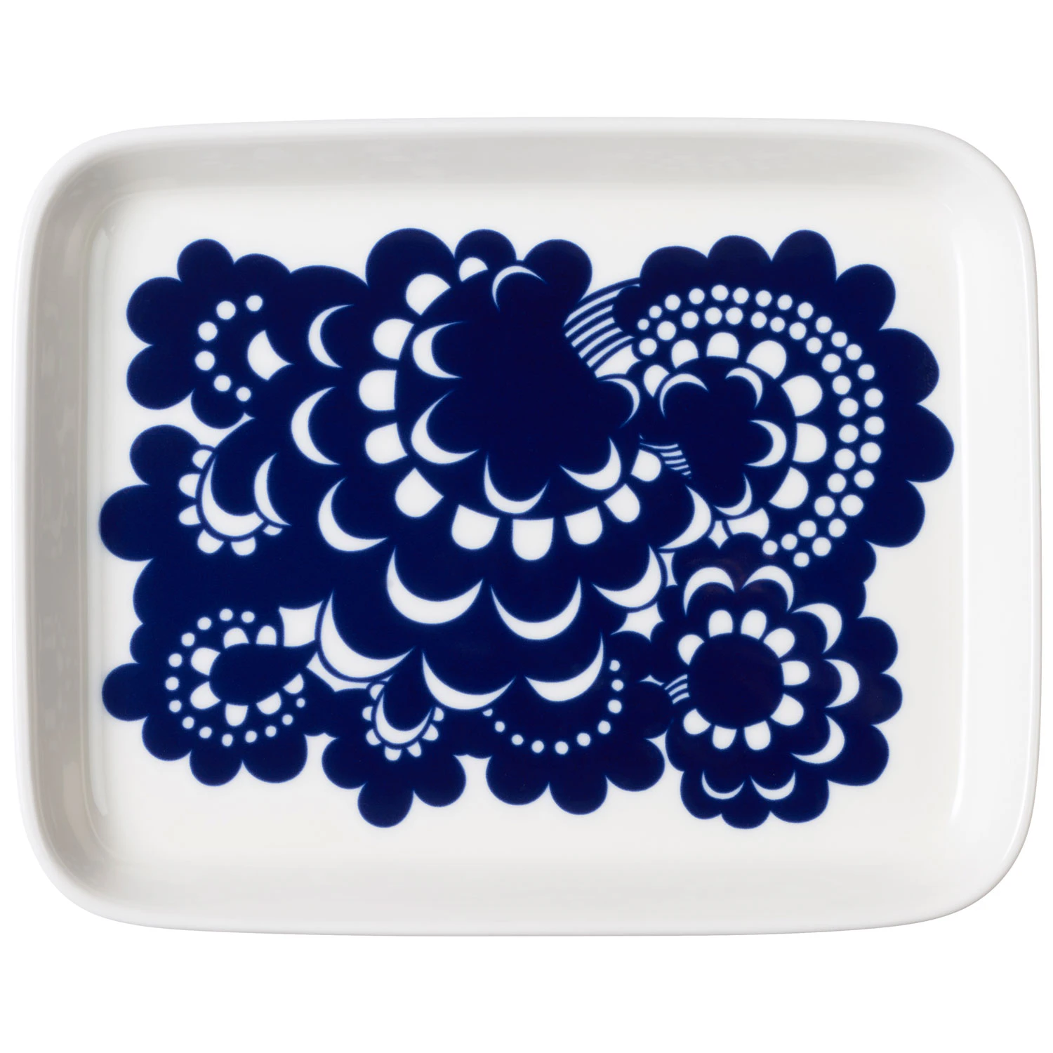 arabia esteri tallrik 15x19 cm - porslin blå