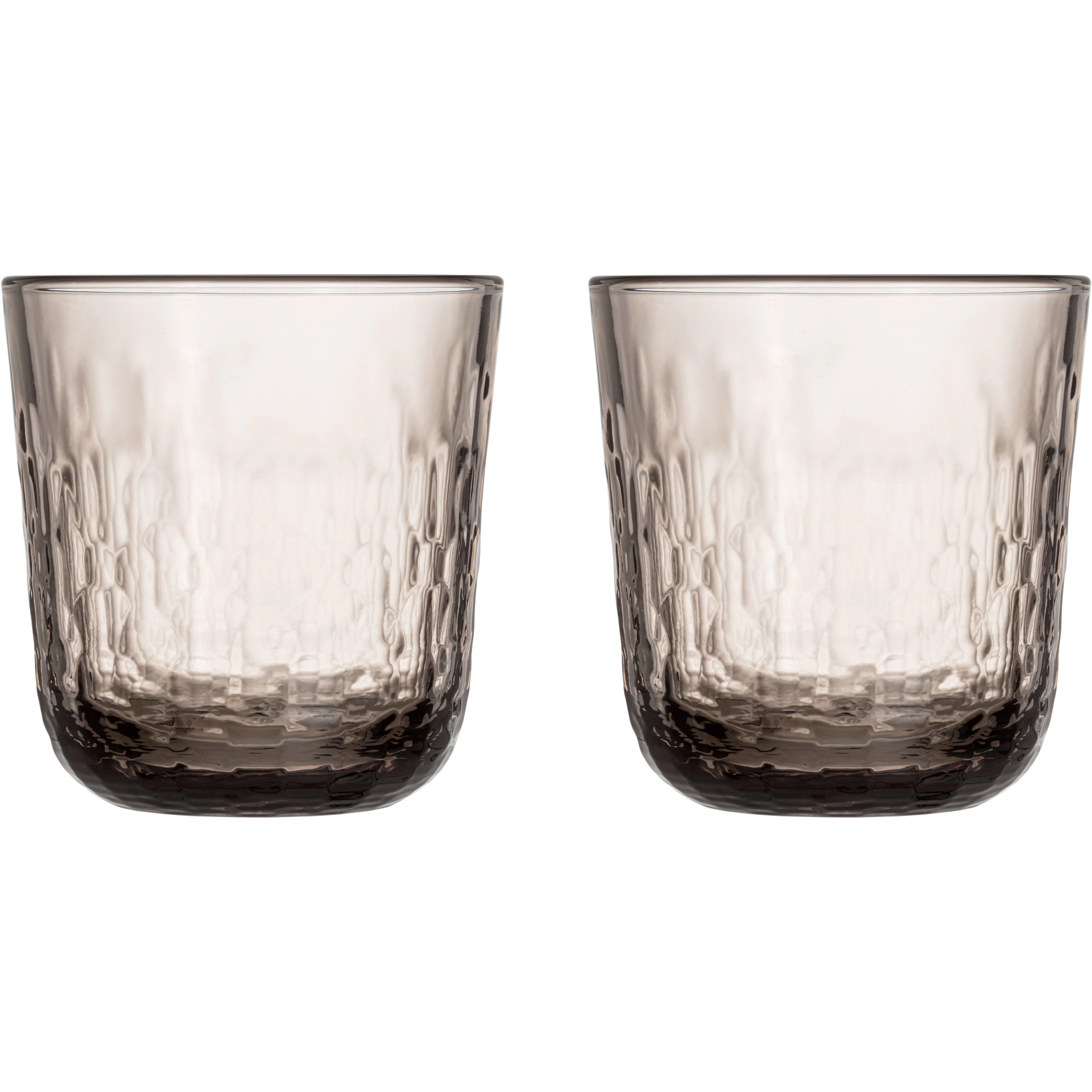 arabia mainio dricks 30 cl 2-pack - dricksglas glas mocca